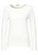 Shirt mit U-Boot-Ausschnitt off white