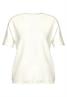 Shirt mit U-Boot-Ausschnitt off white