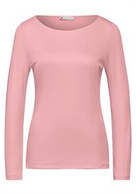 Shirt mit U-Boot-Ausschnitt petal rose