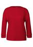 Shirt mit U-Boot-Ausschnitt racing red