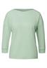 Shirt mit U-Boot-Ausschnitt serene green