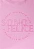 Shirt mit Wording Artwork cherry blossom pink