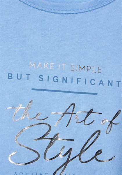 Shirt mit Wording bay blue