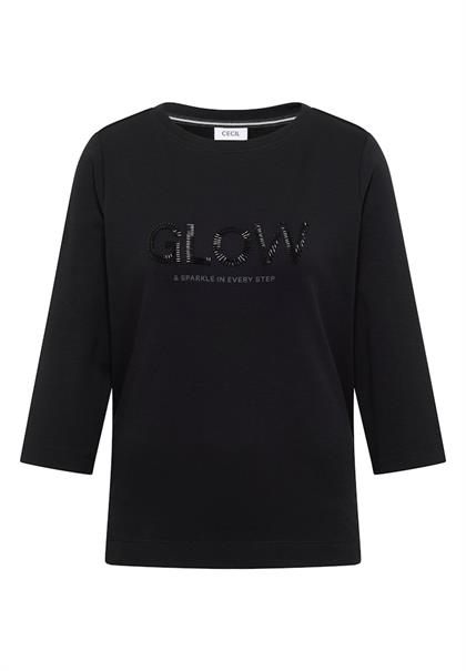Shirt mit Wording black