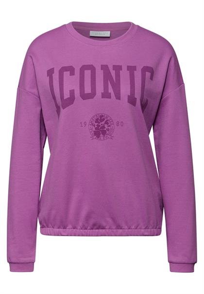 Shirt mit Wording floral pink