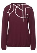 Shirt mit Wording high ruby