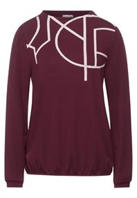 Shirt mit Wording high ruby