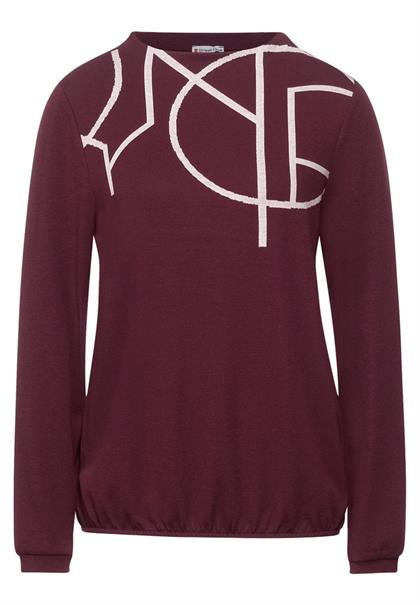 Shirt mit Wording high ruby