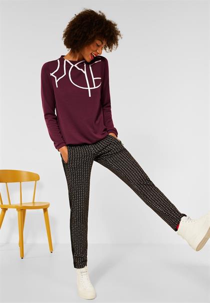 Shirt mit Wording high ruby