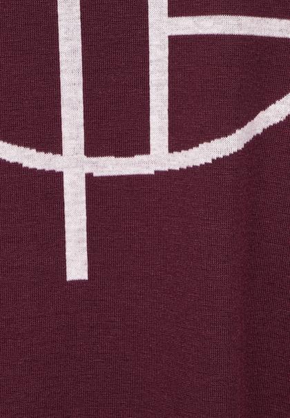 Shirt mit Wording high ruby