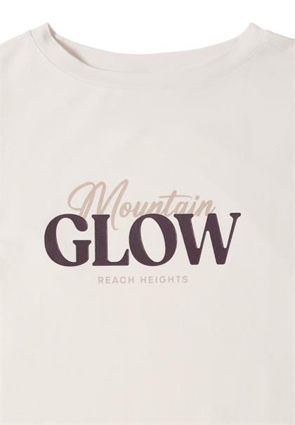Shirt mit Wording light greige