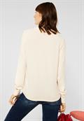 Shirt mit Wording Print cosy white
