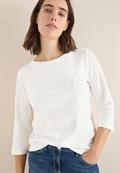 Shirt mit Wording vanilla white