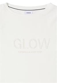 Shirt mit Wording vanilla white