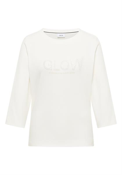 Shirt mit Wording vanilla white