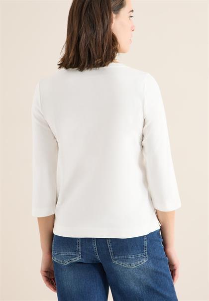 Shirt mit Wording vanilla white