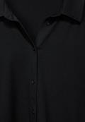 Shirtbluse in Unifarbe black