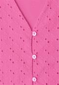 Shirtbluse mit Embroidery-Front simply pink