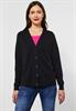 Shirtjacke im Seiden Look black