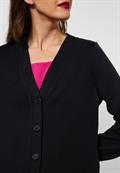 Shirtjacke im Seiden Look black