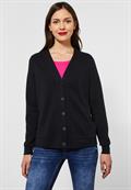 Shirtjacke im Seiden Look black