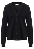 Shirtjacke im Seiden Look black