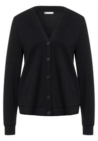 Shirtjacke im Seiden Look black