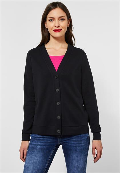 Shirtjacke im Seiden Look black
