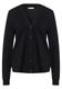 Shirtjacke im Seiden Look black