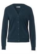 Shirtjacke im Seiden Look deep teal blue
