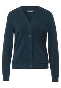 Shirtjacke im Seiden Look deep teal blue