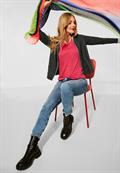 Shirtjacke mit Kapuze bassy olive