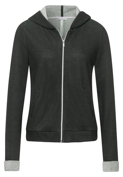 Shirtjacke mit Kapuze bassy olive