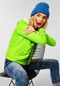 Shirtjacke mit Kapuze shiny apple green