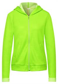 Shirtjacke mit Kapuze shiny apple green