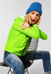 Shirtjacke mit Kapuze shiny apple green