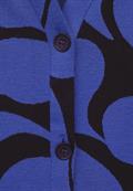 Shirtjacke mit Print eminent blue
