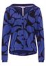 Shirtjacke mit Print eminent blue