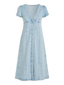 SHORT SLEEVE MD DRESS BH4118 EXT denim light