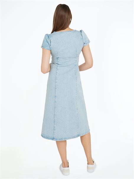 SHORT SLEEVE MD DRESS BH4118 EXT denim light