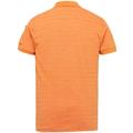 Short sleeve polo jacquard pique amberglow