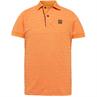 Short sleeve polo jacquard pique amberglow