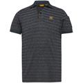 Short sleeve polo jacquard pique dark navy