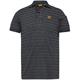 Short sleeve polo jacquard pique dark navy