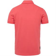 Short sleeve polo stretch pique rose of sharon