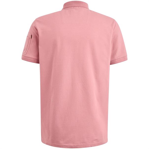 Short sleeve polo Trackway dusty rose