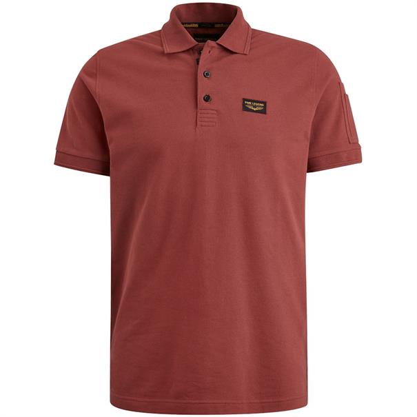 Short sleeve polo Trackway spiced apple