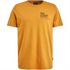 Short sleeve r-neck single jersey buckthorne brown