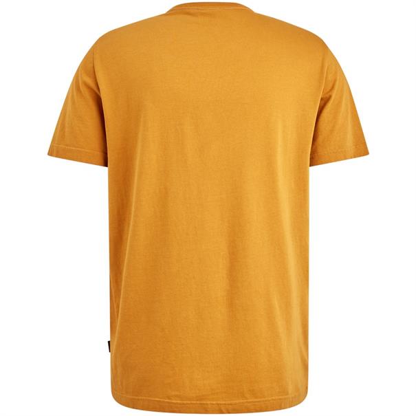 Short sleeve r-neck single jersey buckthorne brown