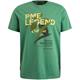 Short sleeve r-neck single jersey comfrey